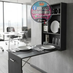 Mesa plegable palo fierro